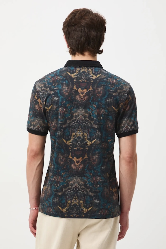 Odzież Polo męskie z kolekcji Zamek Królewski na Wawelu x Medicine RW25-POM751 multicolor