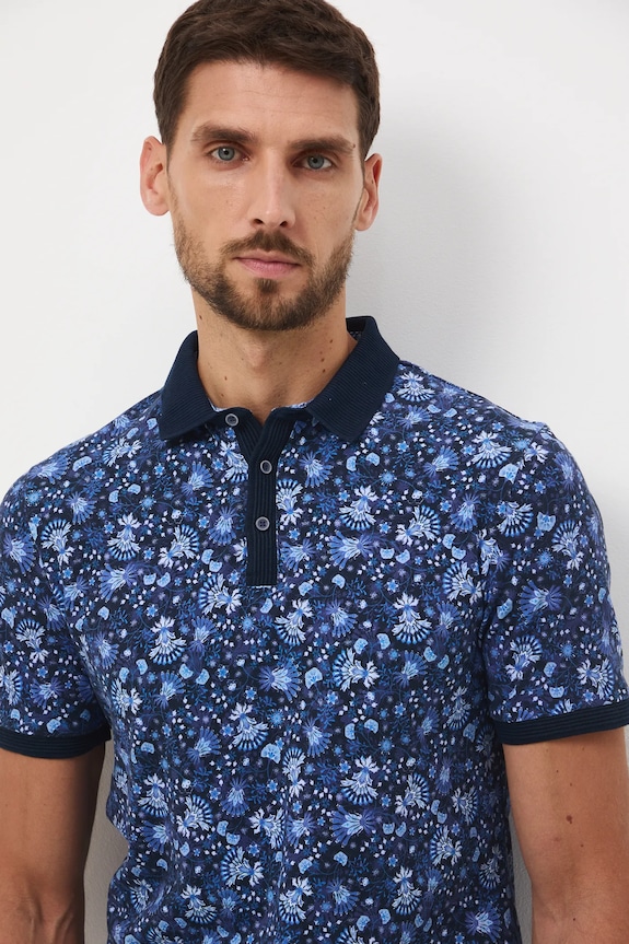 Medicine tricou polo bleumarin RW25-POM901