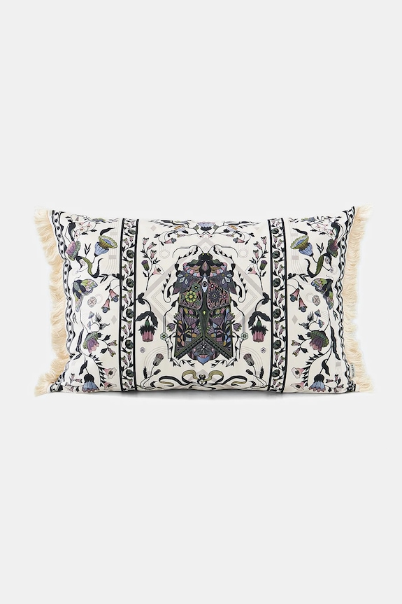Poszewka dekoracyjna na poduszkę wzorzysta 40 x 60 cm RW25-PSU402 beżowy RW25