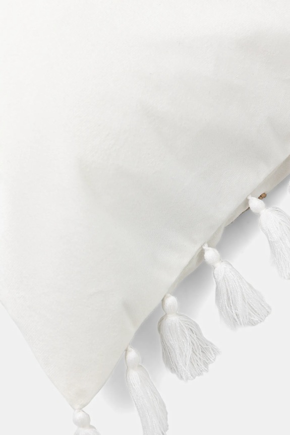 Dekoratívna obliečka na vankúš s ozdobnou aplikáciou 40 x 60 cm RW25-PSU403 béžová RW25