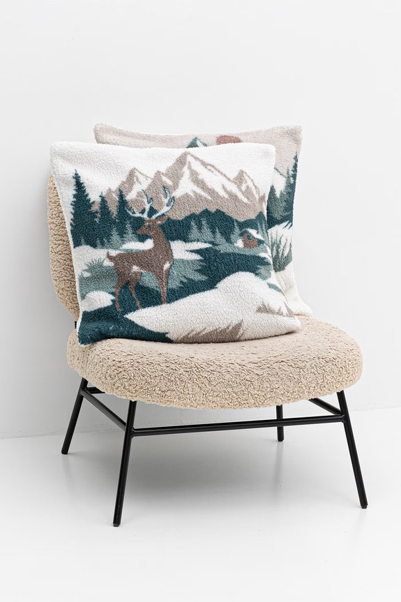 Poszewka dekoracyjna na poduszkę wzorzysta 50 x 50 cm RW25-PSU607 multicolor RW25
