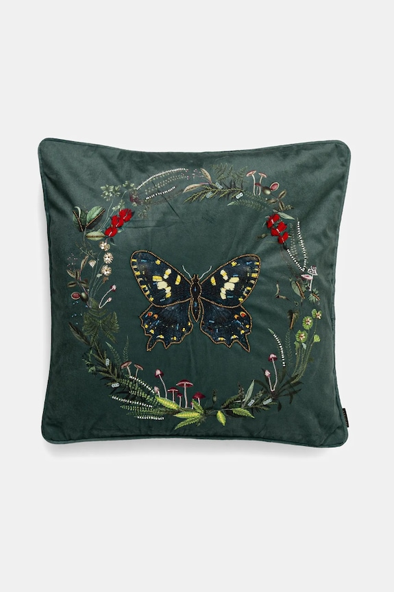 Poszewka dekoracyjna na poduszkę z ozdobną aplikacją 45 x 45 cm multicolor RW25-PSU613