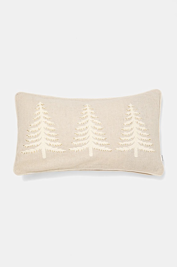 Poszewka dekoracyjna na poduszkę z aplikacją 35 x 60 cm RW25-PSU838 beżowy RW25