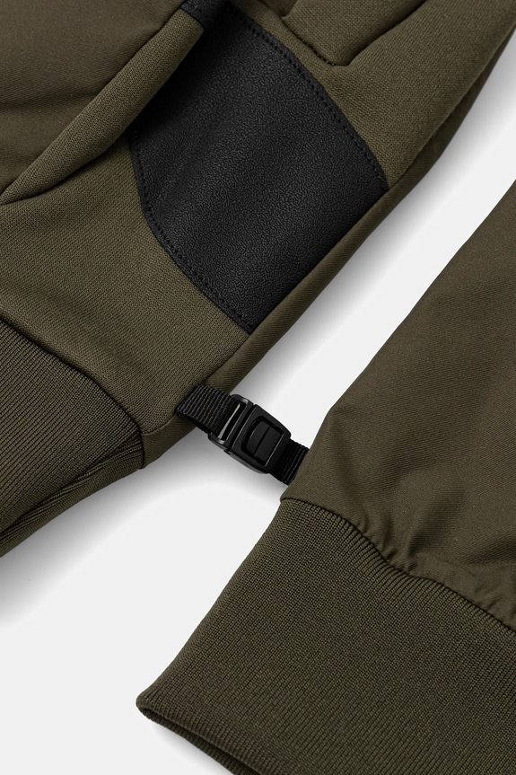 Akcesoria Rękawiczki męskie gładkie RW25-REM703 zielony