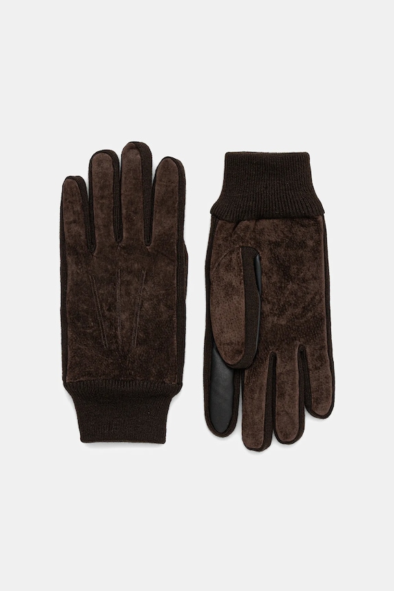 Medicine guanti in camoscio RW25-REM705 marrone RW25