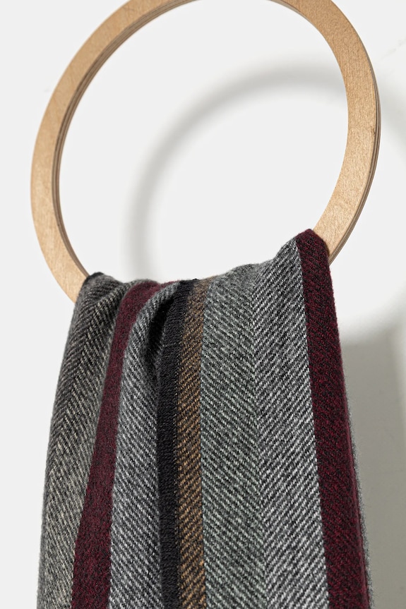 Akcesoria Szal męski w pasy z wiskozą RW25-SAM702 multicolor