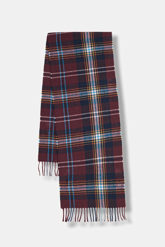 Szal męski w kratę z wiskozą RW25-SAM900 multicolor RW25
