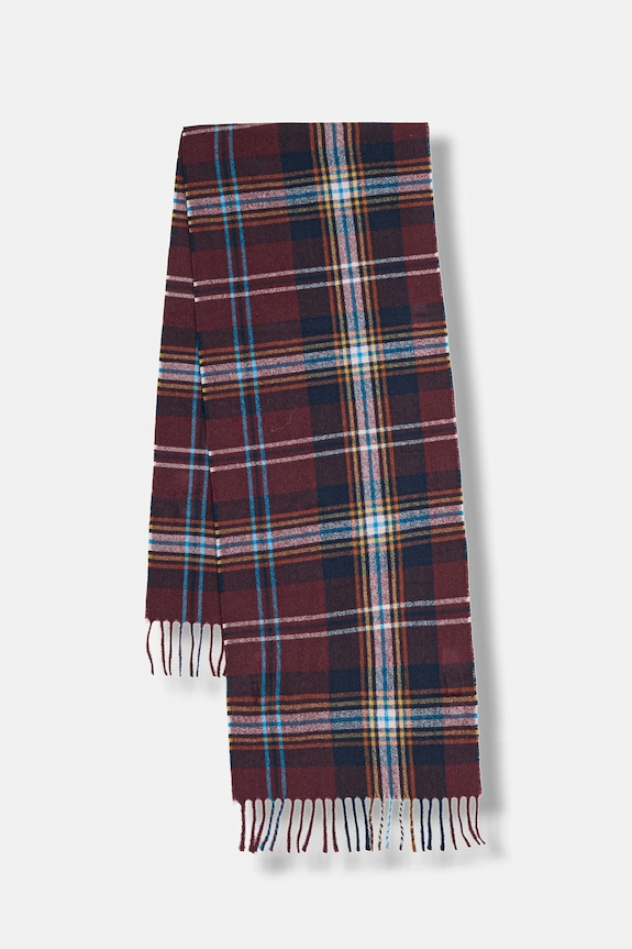 Szal męski w kratę z wiskozą RW25-SAM900 multicolor RW25