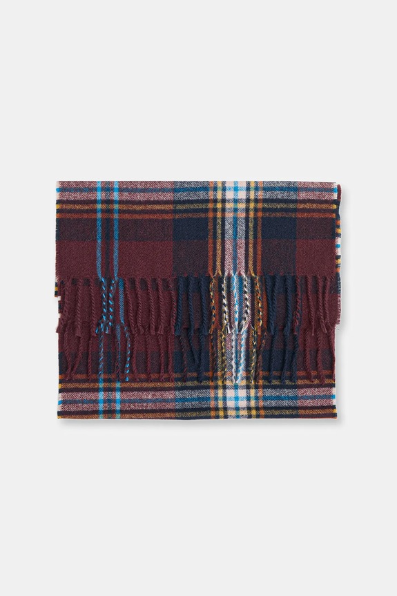 Akcesoria Szal męski w kratę z wiskozą RW25-SAM900 multicolor
