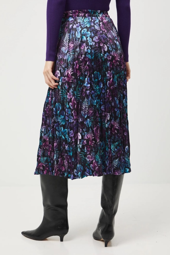 Odzież Spódnica damska maxi plisowana RW25-SDD071 czarny