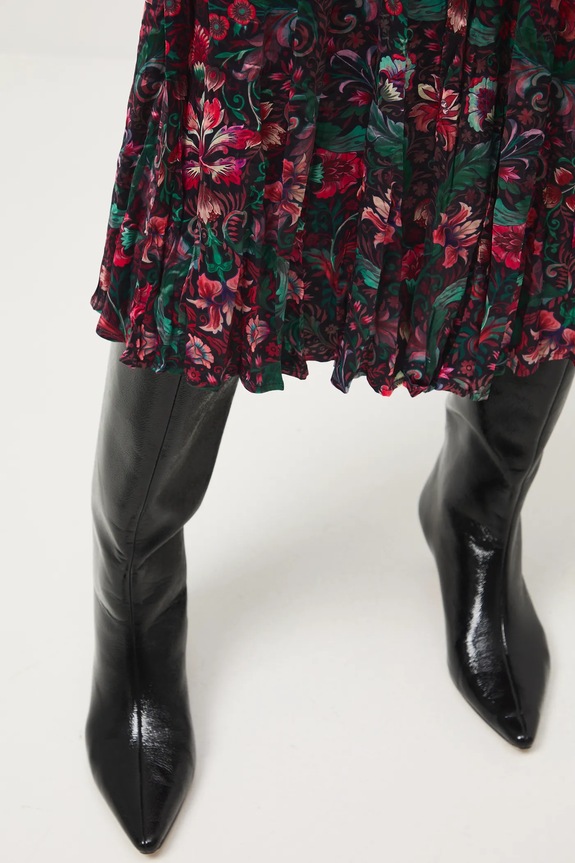 Spódnica damska maxi plisowana RW25-SDD071 multicolor