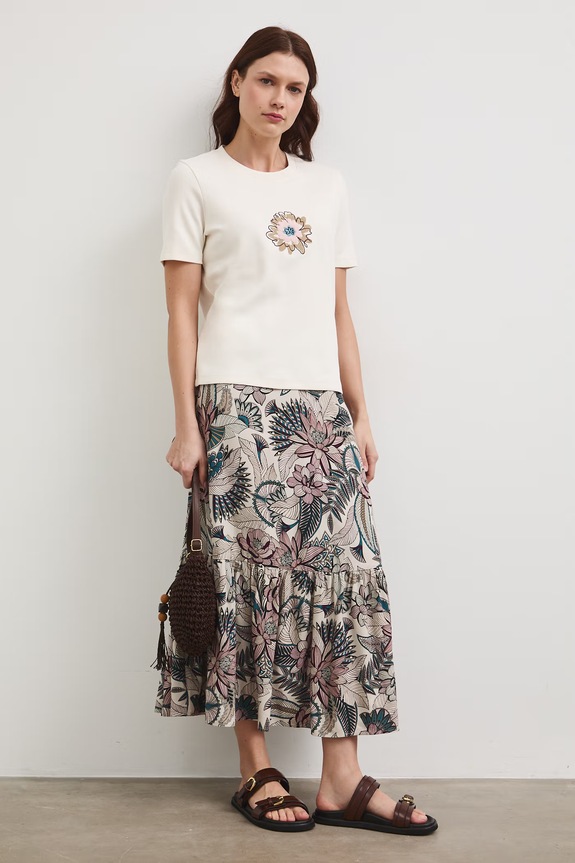 Medicine spódnica casual multicolor RW25.SDD106