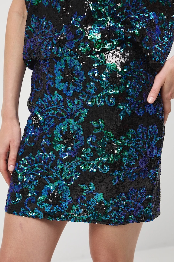 Sukně dámská mini z flitrů RW25-SDDA05 vícebarevná RW25