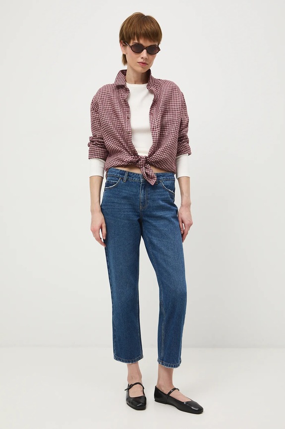 Medicine jeansy bawełniane RW25-SJD010 niebieski RS26