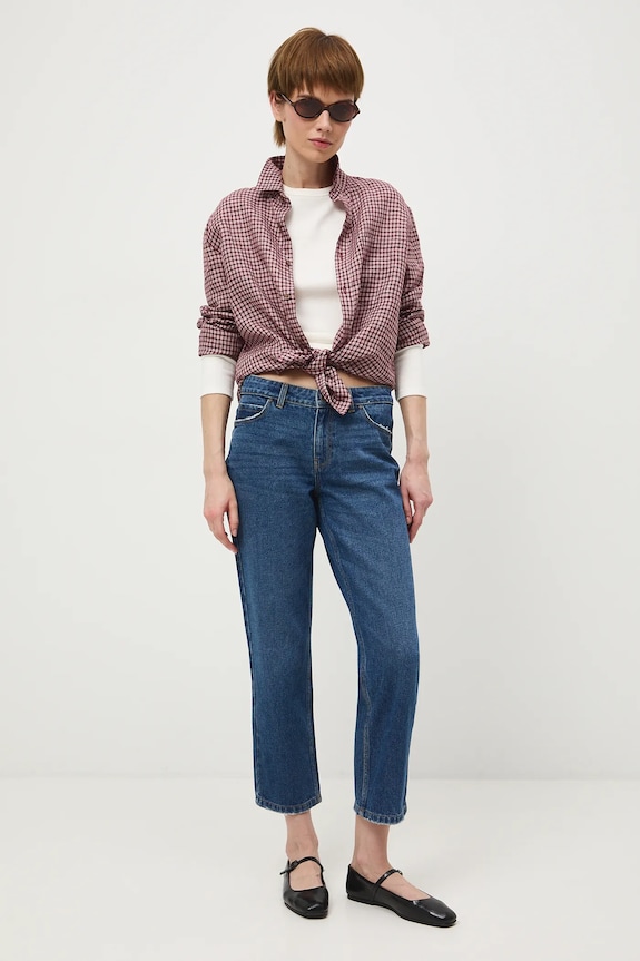 Medicine jeansy bawełniane RW25-SJD010 niebieski RS26