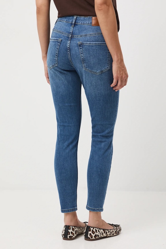 Oblečení Džíny dámské skinny se sepraným efektem RW25-SJD030 modrá