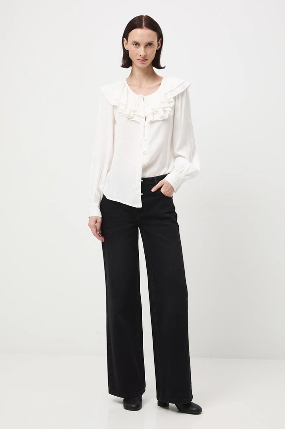 Bombažne kavbojke Medicine črna RW25-SJD902