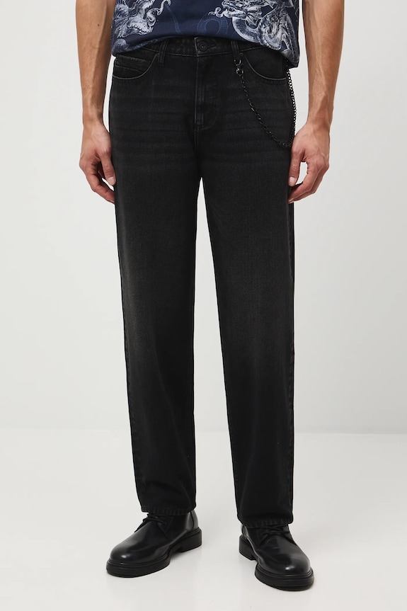 Medicine blugi din bumbac negru RW25-SJM306