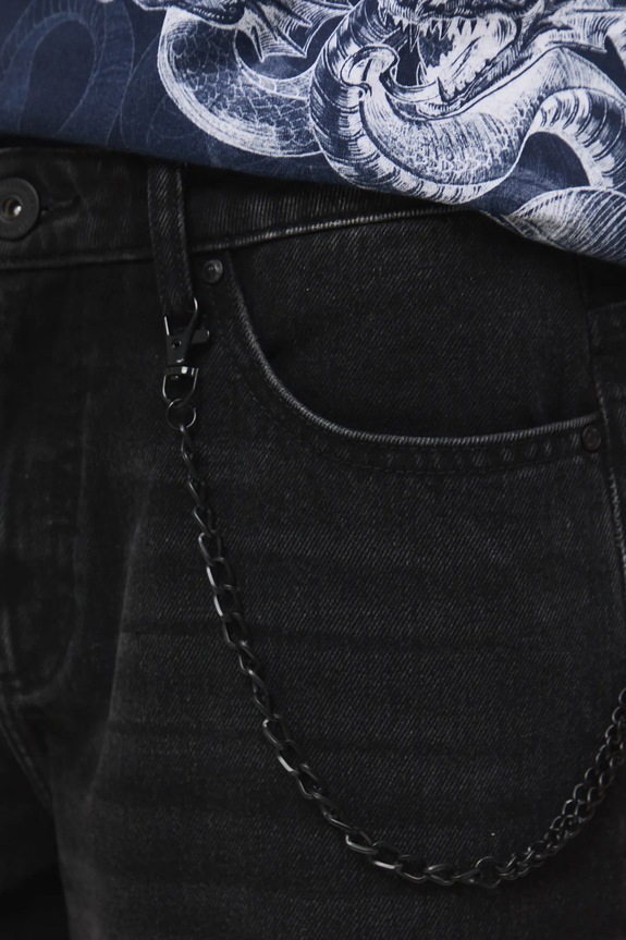 Medicine blugi din bumbac negru RW25-SJM306