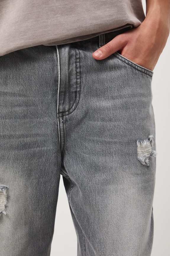Medicine blugi din bumbac gri RW25-SJM403