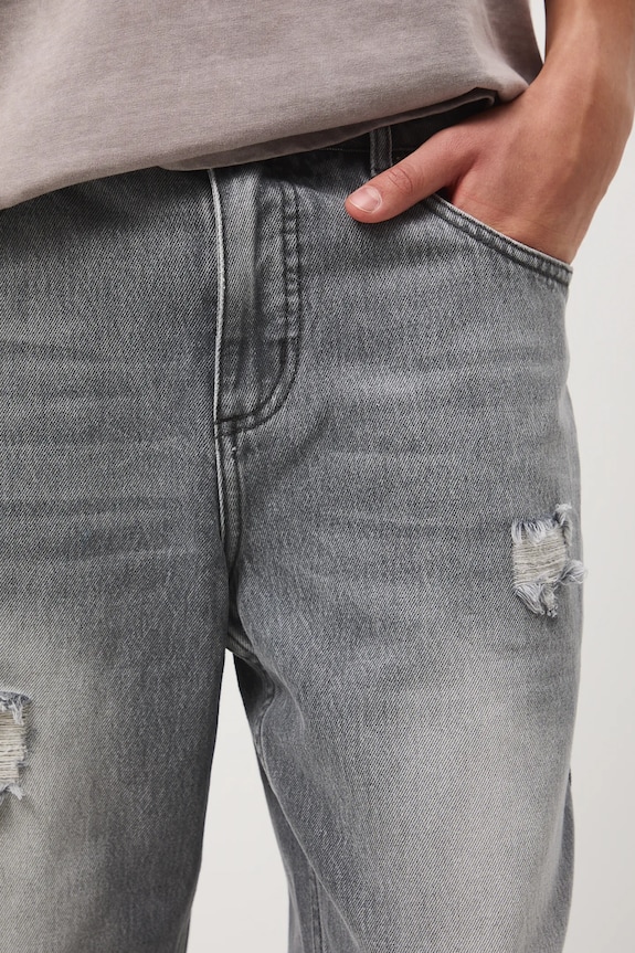 Medicine blugi din bumbac gri RW25-SJM403