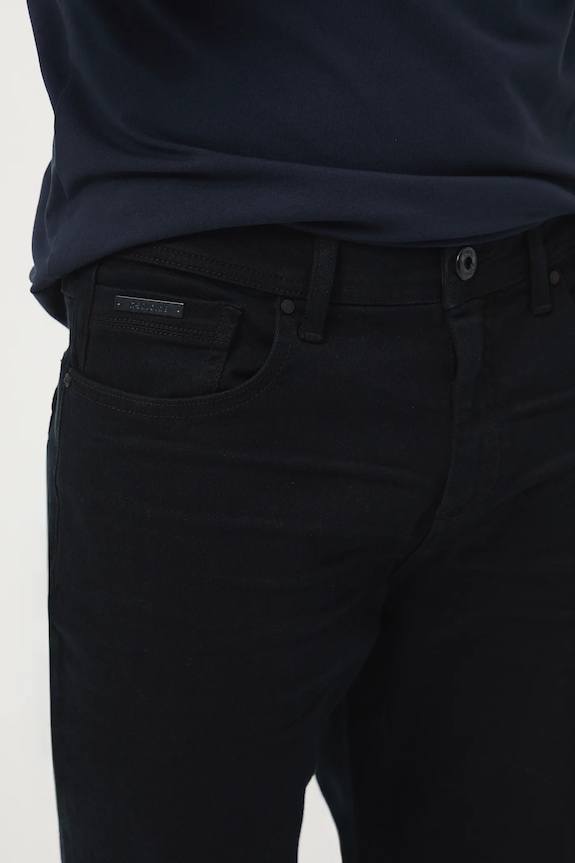 Rifle straight z denimu RW25-SJM607 čierna