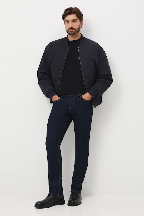 Rifle straight z denimu tmavomodrá RW25-SJM607