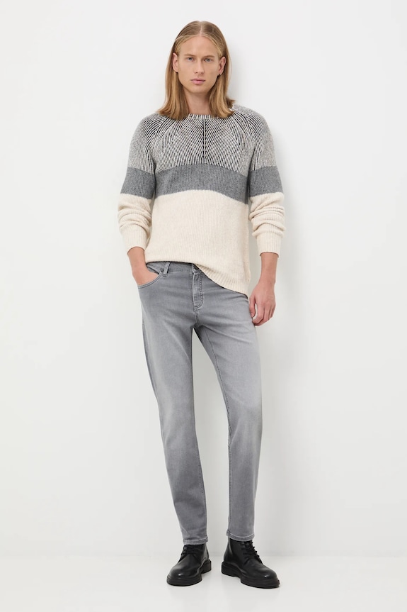 Jeansy męskie slim szary RW25-SJM803
