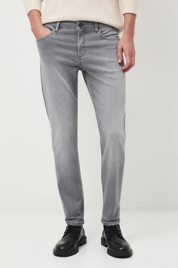 Jeansy męskie slim RW25-SJM803 szary RW25