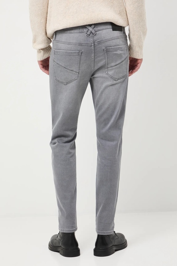Odzież Jeansy męskie slim RW25-SJM803 szary
