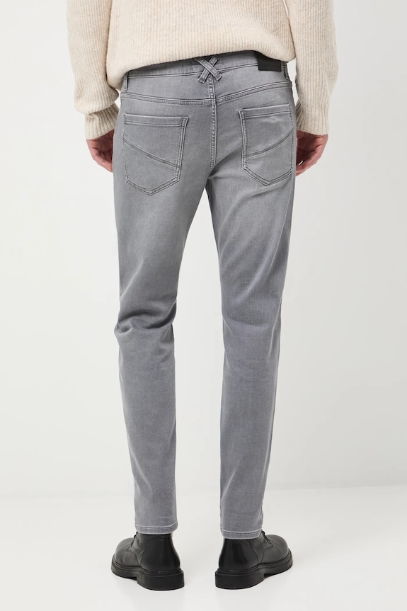 Odzież Jeansy męskie slim RW25-SJM803 szary