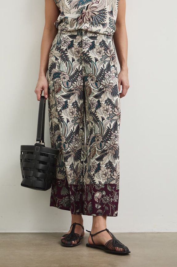 Kalhoty dámské culottes, vzorované RW25-SPD103 vícebarevná RS26