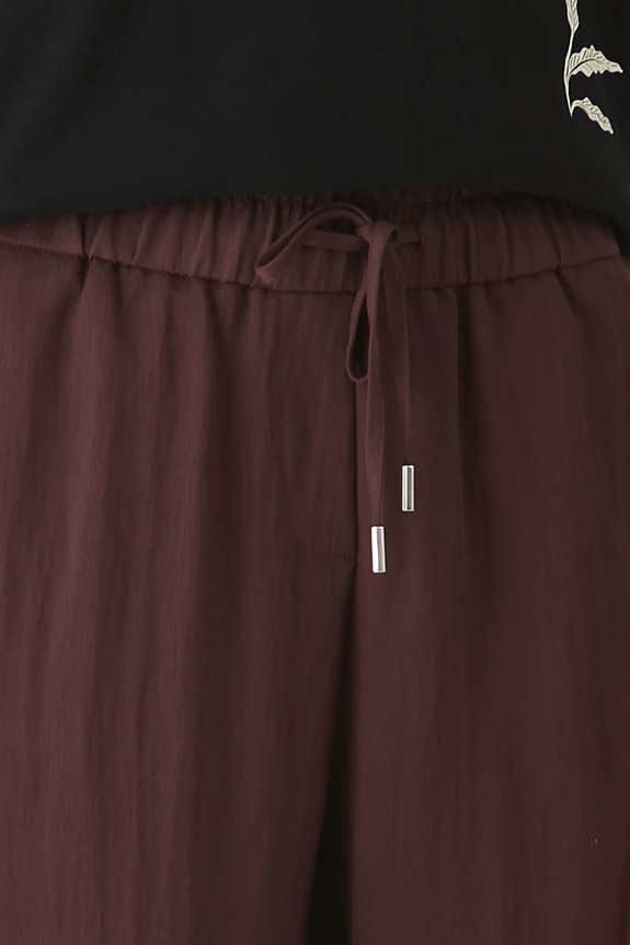 Spodnie damskie chino gładkie brązowy RW25-SPD104