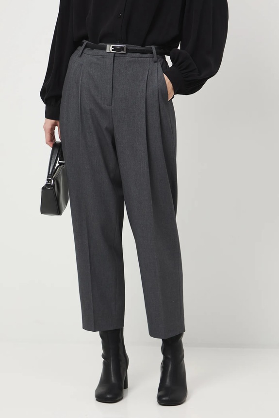 Spodnie damskie slouchy melanżowe RW25-SPD903 szary RW25