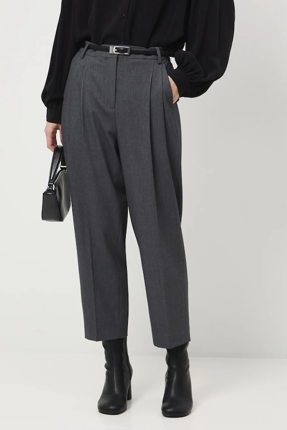 Spodnie damskie slouchy melanżowe RW25-SPD903 szary RW25