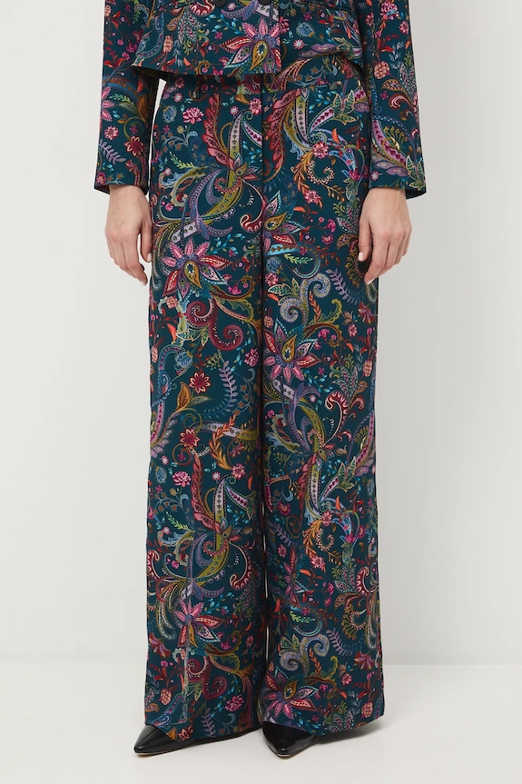 Kalhoty dámské wide leg, se vzorem RW25-SPDC00 vícebarevná RW25