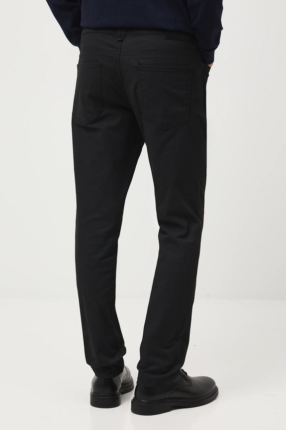 Oblečení Kalhoty pánské regular, s jemným vzorem RW25-SPM050 černá