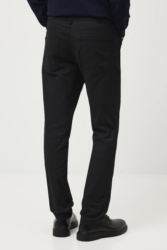 Oblečení Kalhoty pánské regular, s jemným vzorem RW25-SPM050 černá