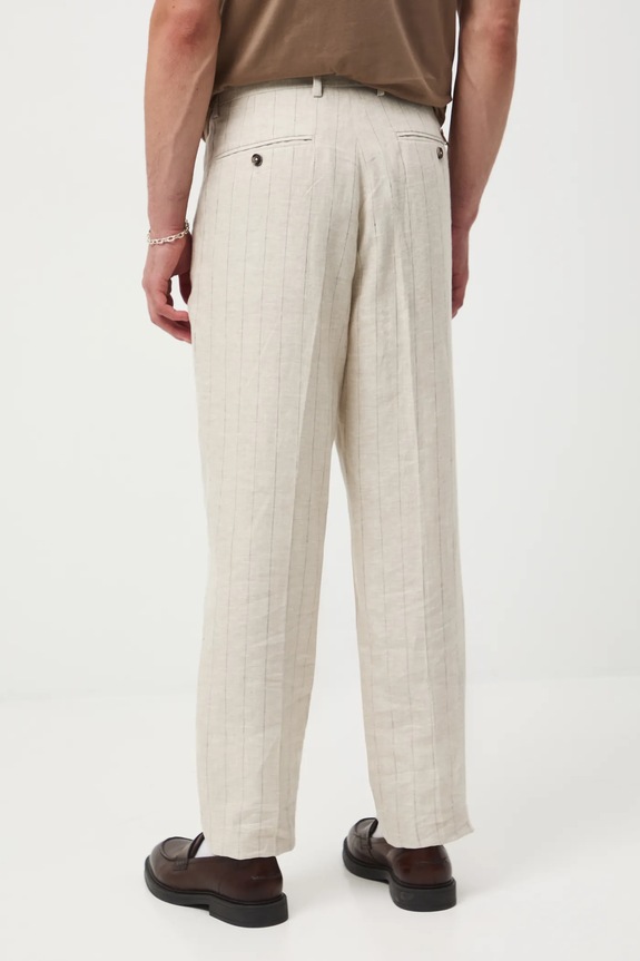 Odzież Medicine spodnie lniane RW25-SPM100 beżowy