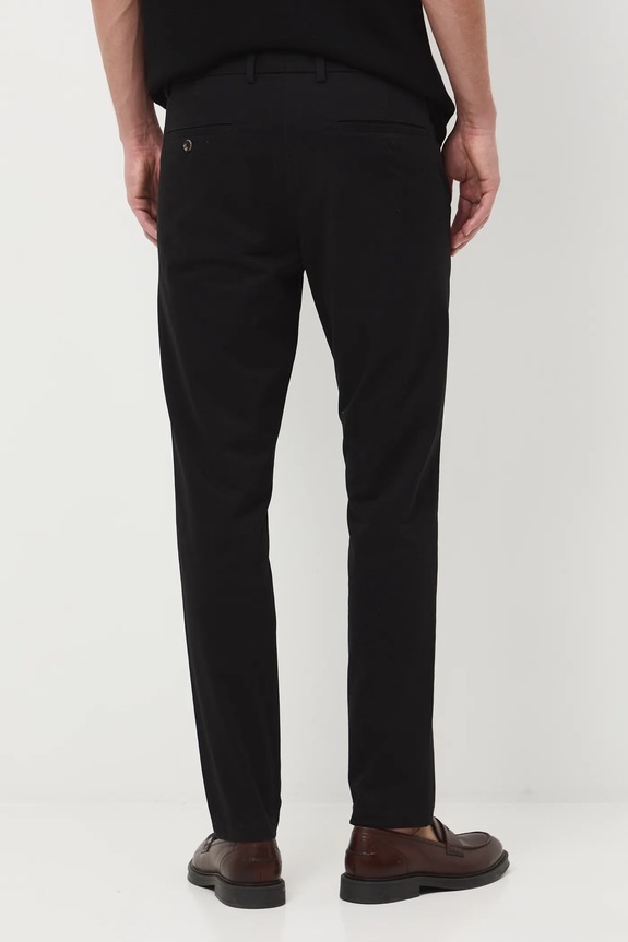 Odzież Spodnie męskie slim gładkie RW25-SPM804 czarny