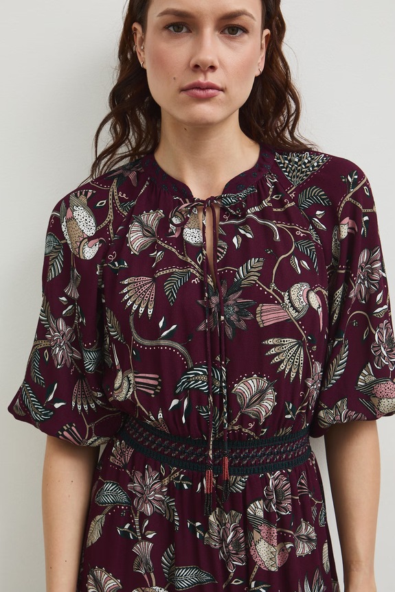 Medicine sukienka bordowy RW25-SUD103