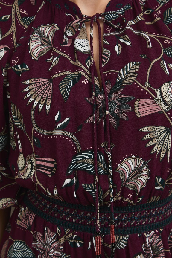 Medicine sukienka RW25-SUD103 bordowy