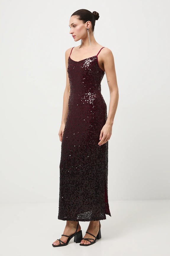 Šaty dámske midi s flitrami RW25-SUDA13 viacfarebná RW25