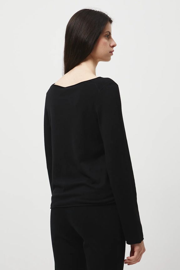 Odzież Sweter damski z wiskozą RW25-SWD033 czarny