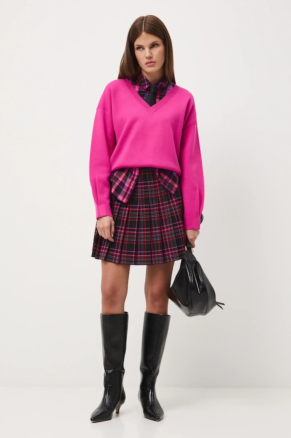 Medicine sweter regular różowy RW25-SWD064