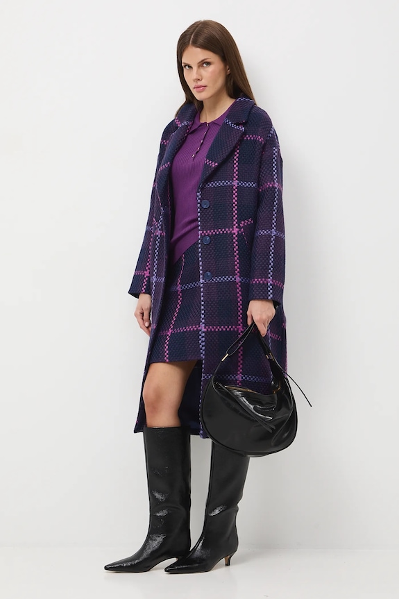 Medicine sweter RW25-SWD065 fioletowy RW25