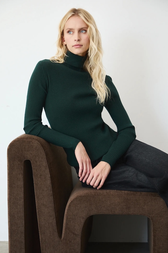 Medicine sweter pozostałe zielony RW25-SWD070