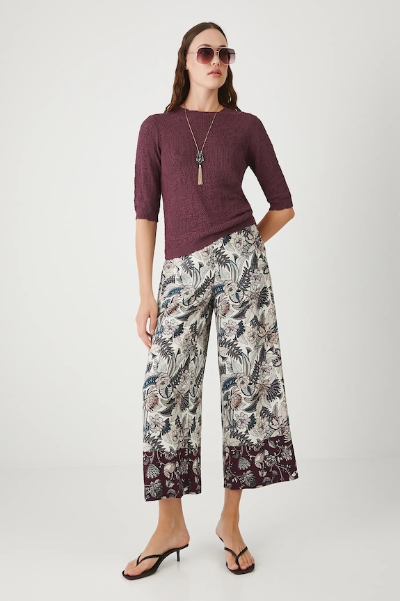 Svetr Medicine slim fialová RW25-SWD105