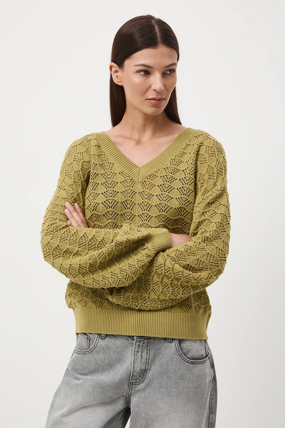 Medicine maglione RW25-SWD302 verde RW25
