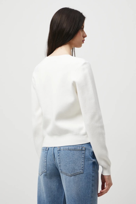 Oblečenie Kardigán dámsky s ozdobnou aplikáciou RW25-SWD303 béžová